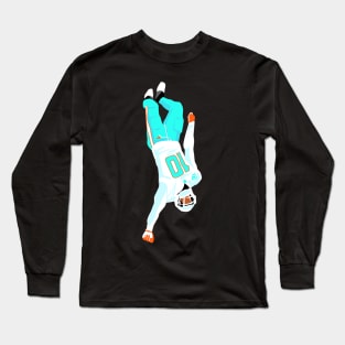 Tyreek Hill 10 - celebration miami dolphins Long Sleeve T-Shirt